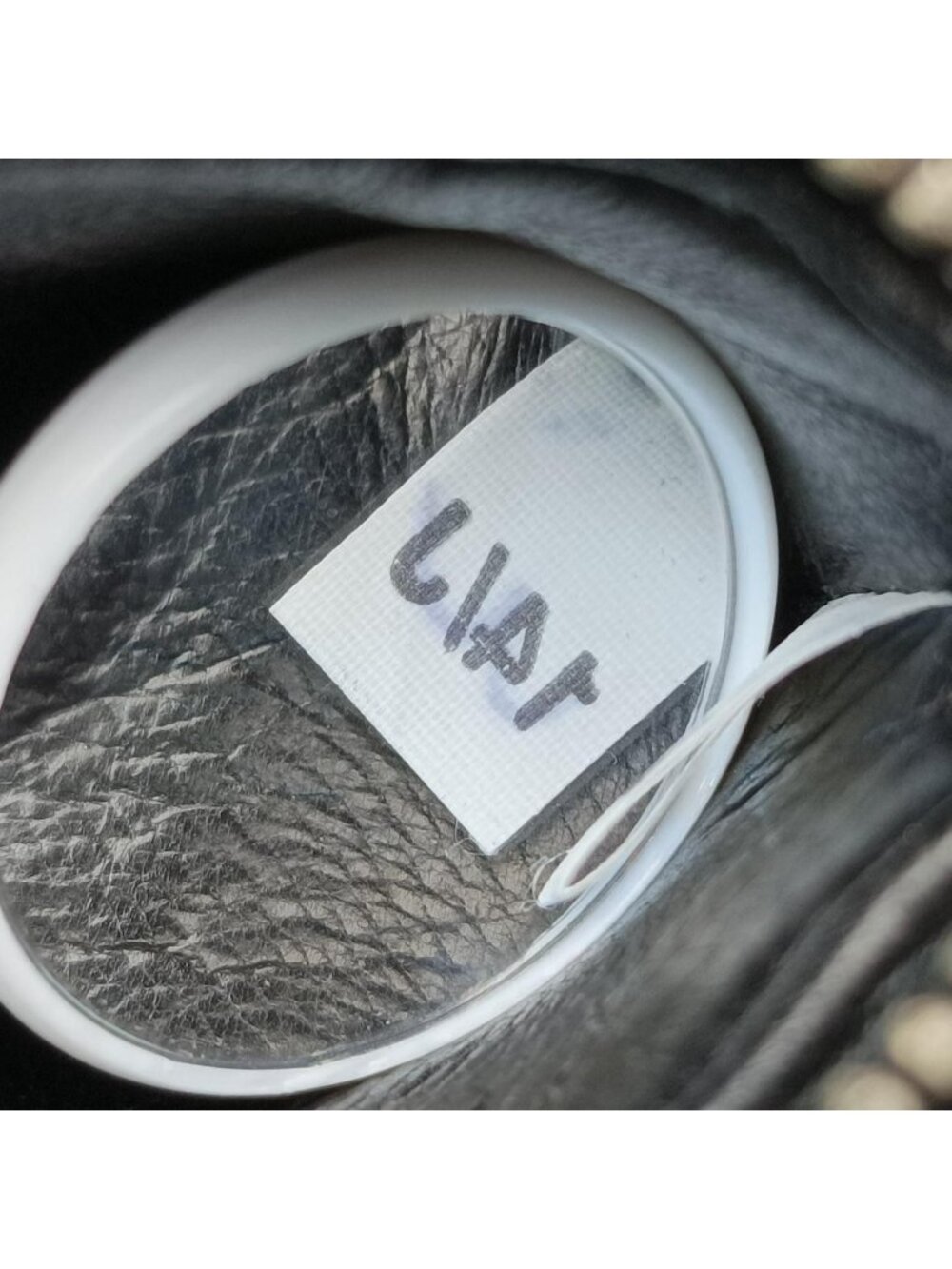 ★SOLD★ Prada Logo Chain Silver Saffiano Leather Bag - Picture 12 of 15